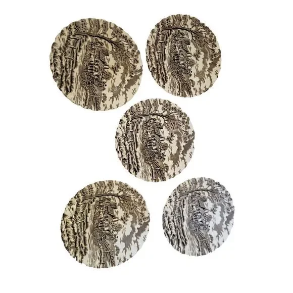 Royal Mail Fine Staffordshire Saucers - Picture 4 of 5